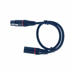 XLR (CANNON) MALE TO XLR (CANNON) FEMALE CABLE (20AWG) (50CM)