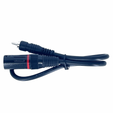 XLR (CANNON) MALE TO RCA MALE CABLE (50CM)