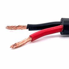 SPEAKER CABLE (2-CORE / 2.0MM CCA) (BLACK) 1m