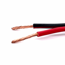 SPEAKER CABLE (2-CORE / 1.5MM CCA) (BLACK + RED) 1m