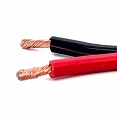 SPEAKER CABLE (2-CORE / 2.5MM CCA) (BLACK + RED) (100M ROLL)
