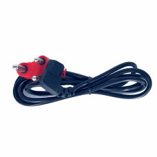 IEC AC ANGLE POWER CABLE (DEDICATED RED PLUG) (2M) (6A) (250V AC)