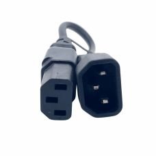 IEC AC EXTENSION CABLE (20CM) (6A) (250V AC)