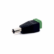 DC MALE TO 2-PIN CONNECTOR (2.1MM X 5.5MM)
