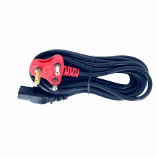 1-WAY IEC AC CABLE (DEDICATED RED PLUG) (5M) (6A) (250V AC)