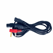 3-WAY IEC AC CABLE (DEDICATED RED PLUG) (2M + 1M) (6A) (250V AC)