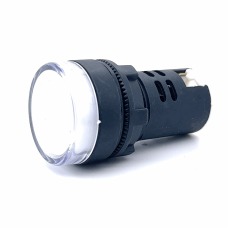 INDICATOR LIGHT (SCREW TERMINAL) (22MM) (220V) (WHITE)