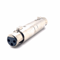 XLR (CANNON) FEMALE TO XLR (CANNON) FEMALE ADAPTOR