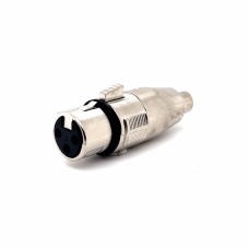 XLR (CANNON) FEMALE TO RCA FEMALE ADAPTOR