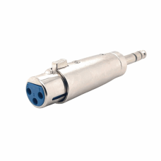 XLR (CANNON) FEMALE TO 6.35MM STEREO MALE ADAPTOR