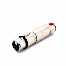 XLR (CANNON) FEMALE TO 6.35MM MONO FEMALE ADAPTOR (LOCK TYPE)