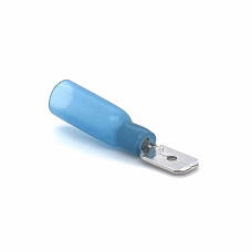 HEAT SHRINKABLE QUICK CRIMP MALE TERMINAL (MDD2-250) (BLUE) (OD 1.5-2.5MM2) (10-PACK) HEAT SHRINKABLE QUICK CRIMP MALE TERMINAL (MDD2-250) (BLUE) (OD 1.5-2.5MM2) (10-PACK)