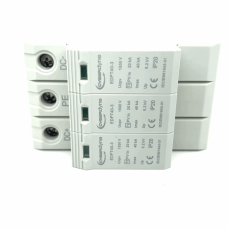 SOLAR PV DC SURGE PROTECTION DEVICE (DIN RAIL) (TYPE 2) (1500V DC 40KA) (3-POLE)