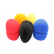 MICROPHONE GROOVE SPONGE (5-PACK) (MULTI-COLOUR)