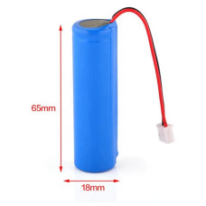BATTERY 3.7V 1800mAh 18650 LITHIUM-ION WIRED-PLUG (NO BMS)