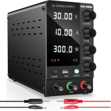 DIGITAL BENCH POWER SUPPLY 0-30V 0-10A (GND+USB) DIGITAL BENCH POWER SUPPLY 0-30V 0-10A (GND+USB)