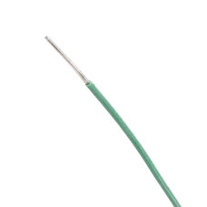 EQUIPMENT CABLE SOLID 0.28mm GREEN 1m