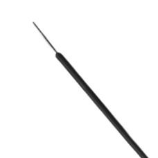 EQUIPMENT CABLE SOLID 0.28mm BLACK 1m