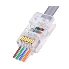 RJ45 PLUG CAT6 FEED THROUGH