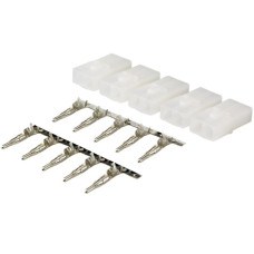 CONNECTOR TAMIYA SOCKET 2-PIN INLINE CRIMP 5-PACK