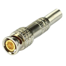 CONNECTOR BNC PLUG INLINE SOLDERLESS