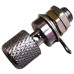 BANANA SOCKET BINDING POST NICKEL-PLATED BRASS- SILVER METAL