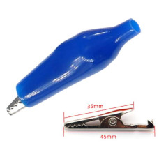 CROCODILE CLIP 45MM BLUE