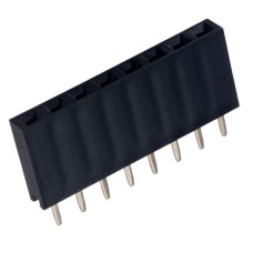HEADER PINS SIL SOCKET STRAIGHT 08W 2.54mm PITCH