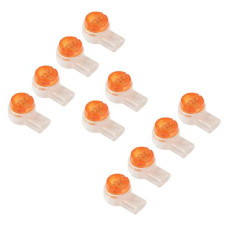 PRESS CONNECTOR 2-WIRE 0.4-0.9sqmm K2 UY2 ORANGE 10pcs