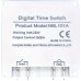 TIMER MODULE AC 220Vac DAILY WEEKLY SCHEDULE 220V 16A MAX