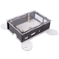 CLEAR ACRYL CASE FOR RASPBERRY PI 3B, 3B+