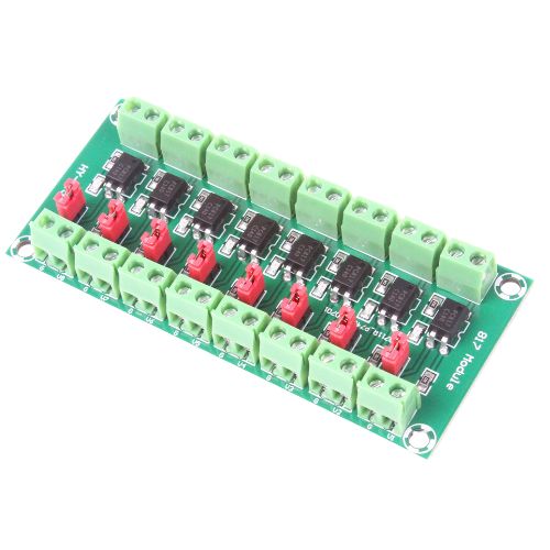 OPTOCOUPLER MODULE 3.6-30V WITH SCREW TERMINALS - 8 CHANNEL