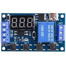 TIMER MODULE DC 6-30Vdc 0.1s-999min, 220V 5A MAX