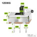 SLIDE SWITCH SPDT 30Vdc 300mA 2-POSITION 3-PIN