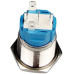 BUTTON SWITCH LATCHING PANEL MOUNT 16mm WITH LED RED 220V SPDT