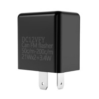 RELAY FLASHER UNIT FOR MOTORCYCLE 12V, 21W - SPEED ADJUST, BLACK