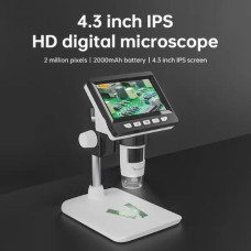MICROSCOPE WITH LCD HD 4.3INCH 1000X ZOOM