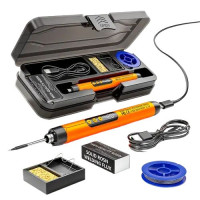 SOLDERING IRON BATTERY OPERATED 8W 5Vdc USB WITH LCD AND TEMPERATURE CONTROL