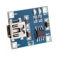 TP4056 1A LITHIUM BATTERY CHARGING MODULE  MINI USB INTERFACE