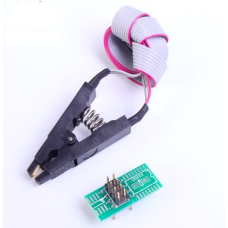 SOP8 FLASH CHIP IC TEST CLIP SOCKET ADAPTER FOR BIOS 24/25/93 PROGRAMMER