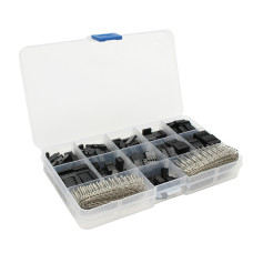 620PCS 2.54MM DUPONT TERMINAL CONNECTOR +HOUSING KIT 1P-6P