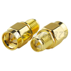 RF ELECTRICAL SMA ADAPTER SMA PLUG TO RP-SMA JACK(MALE PIN) STRAIGHT COAXIAL ADAPTER MALE AND FEMALE REVERSED POLARITY
