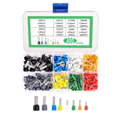 CT04 400PCS WIRE COPPER CRIMP CONNECTOR INSULATED CORD PIN END TERMINAL