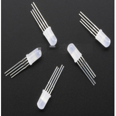 SINGLE LED - RGB ADDRESSABLE, PTH, 5MM  APA106