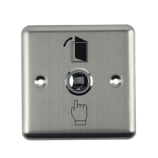 STAINLESS STEEL  DOOR EXIT BUTTON#2 RELEASE PUSH SWITCH FOR ACCESS CONTROL