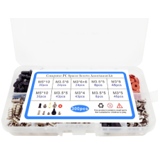 300PCS COMPUTER PC SPACER SCREW ASSORTMENT KIT