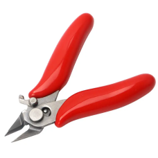 3.5INCH DIAGONAL CUTTING PLIERS WIRE CABLE SIDE FLUSH CUTTER PLIERS WITH LOCK HAND TOOL
