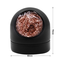 WELDING SOLDERING IRON TIP CLEANER BLACK CASE