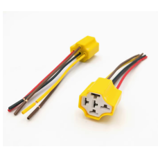 CERAMIC CAR RELAY HOLDER 5 PINS  RELAY CONNECTOR PLUG