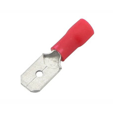 Lug Conn Blade Male Part-Ins 2.8mm Red 10pcs